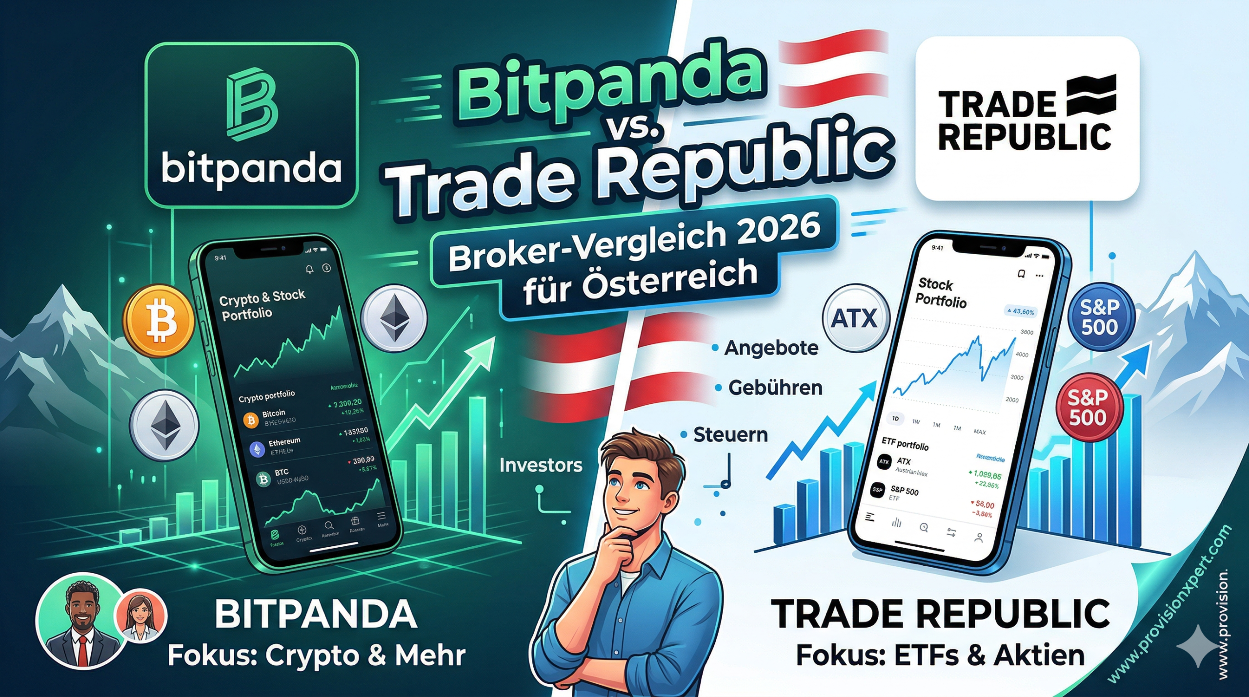 Bitpanda vs. Trade Republic 2026: Welcher Broker für Österreich?